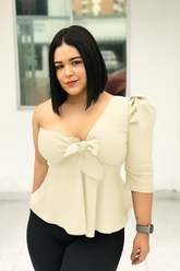 Blusa Greta Blanco Hueso
